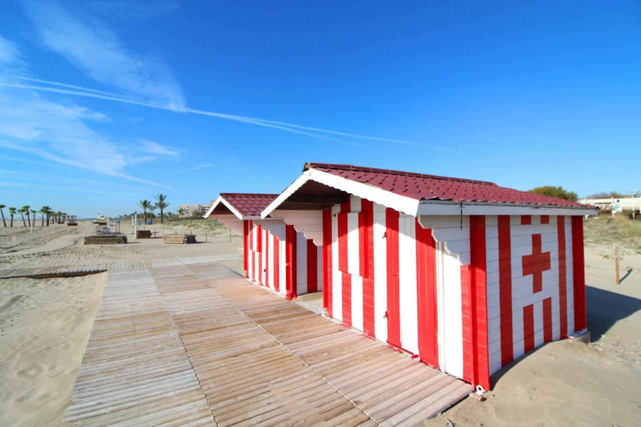 Global Properties, Apartamento Con Terraza Y Piscina A Un Paso De La Playa Canet d'En Berenguer Exteriör bild