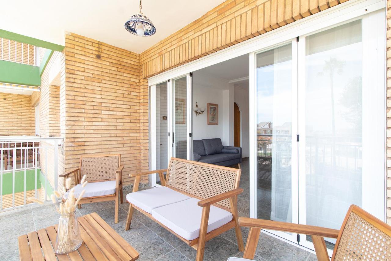 Global Properties, Apartamento Con Terraza Y Piscina A Un Paso De La Playa Canet d'En Berenguer Exteriör bild
