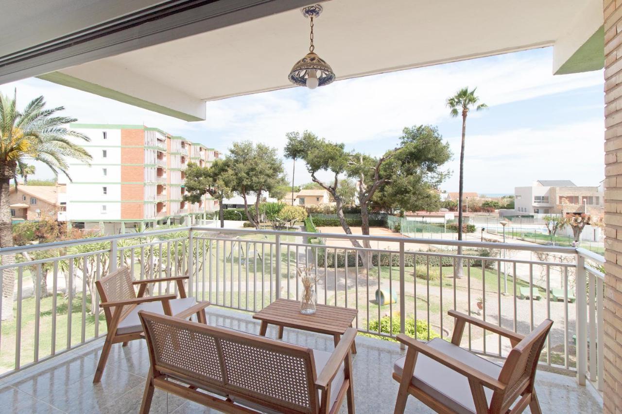 Global Properties, Apartamento Con Terraza Y Piscina A Un Paso De La Playa Canet d'En Berenguer Exteriör bild