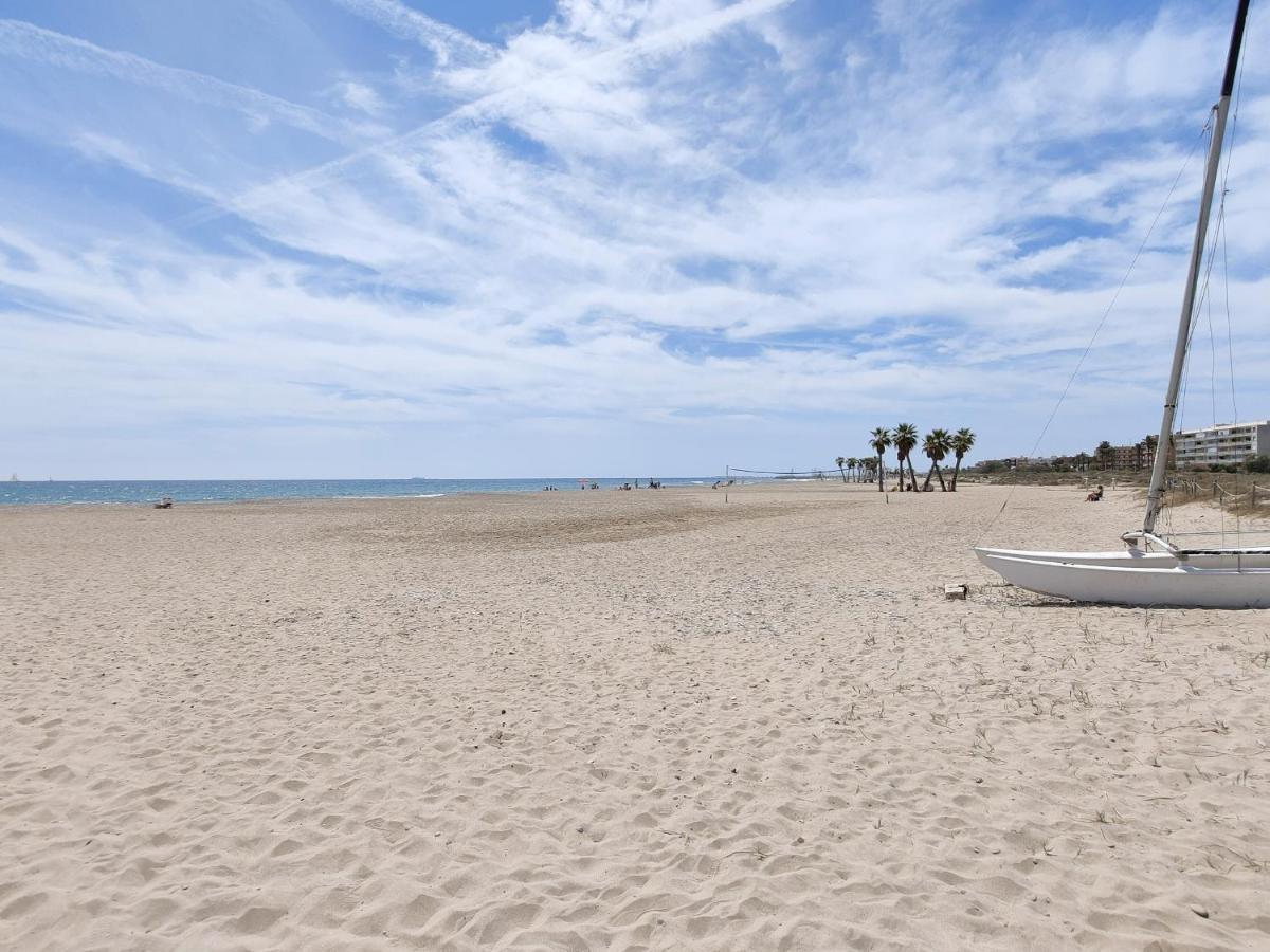 Global Properties, Apartamento Con Terraza Y Piscina A Un Paso De La Playa Canet d'En Berenguer Exteriör bild